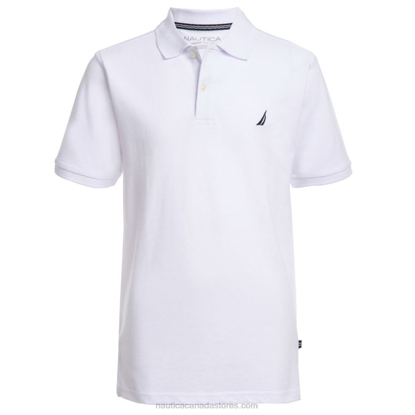 Boys' Classic Deck Polo (8-20) NauticaAntique White Wash R260HV1065