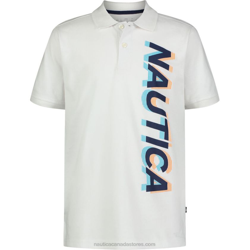 Little Boys' Logo Polo (4-7) NauticaAntique White Wash R260HV1301