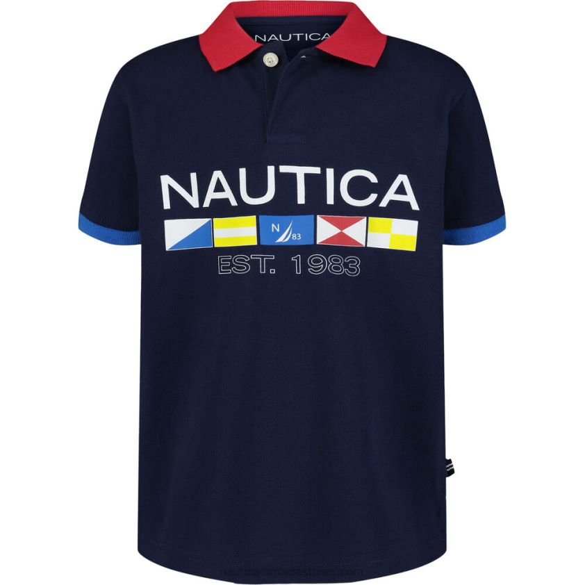 Toddler Boys' Flag Polo (2T-4T) NauticaJ Navy R260HV1297