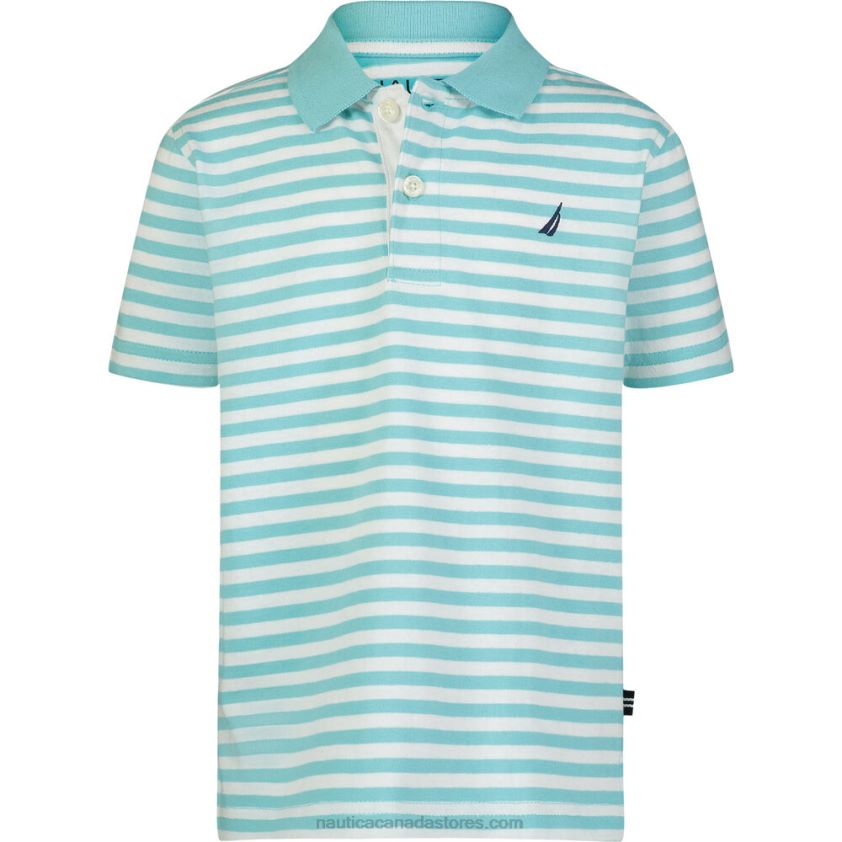 Toddler Boys' Striped Polo (2T-4T) NauticaAngel Blue R260HV1264