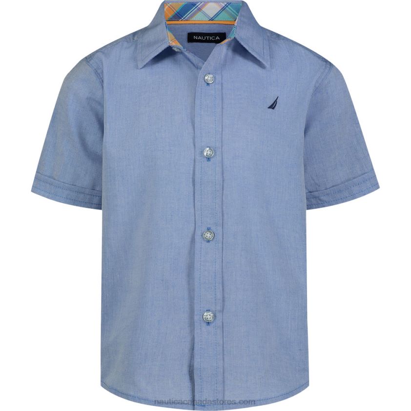Boys' Textured Shirt (8-20) NauticaCobalt Wave R260HV1286