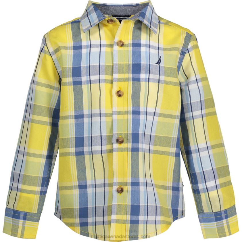 Little Boys' Plaid Shirt (4-7) NauticaMarigold R260HV1173