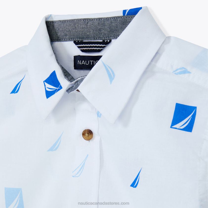 Little Boys\' Printed J-Class Shirt (4-7) NauticaAntique White Wash R260HV1112