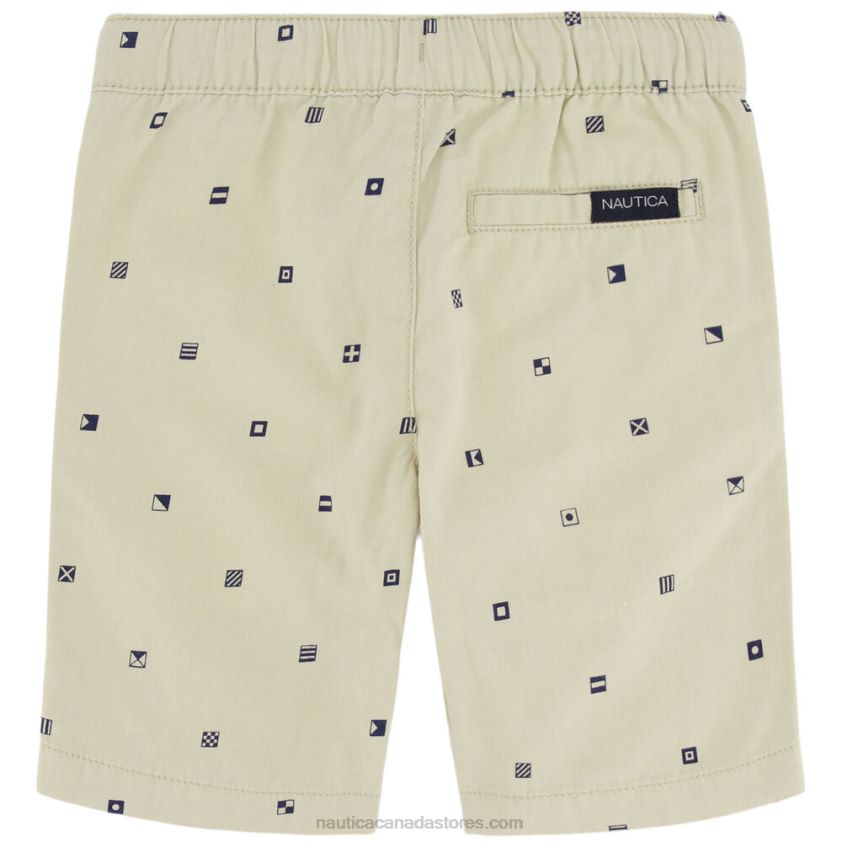 Boys\' Embroidered Pull-On Short (8-20) NauticaOyster Bay Heather R260HV1086