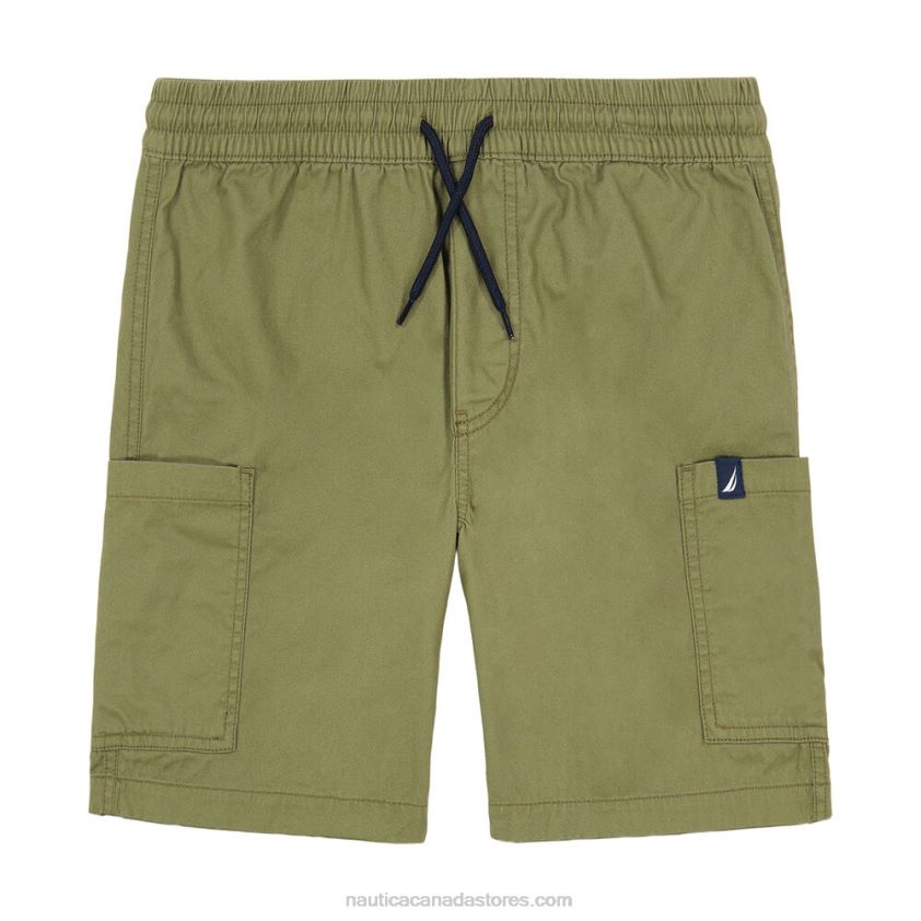 Boys' Pull-On Cargo Short (8-20) NauticaDeep Fern R260HV1188