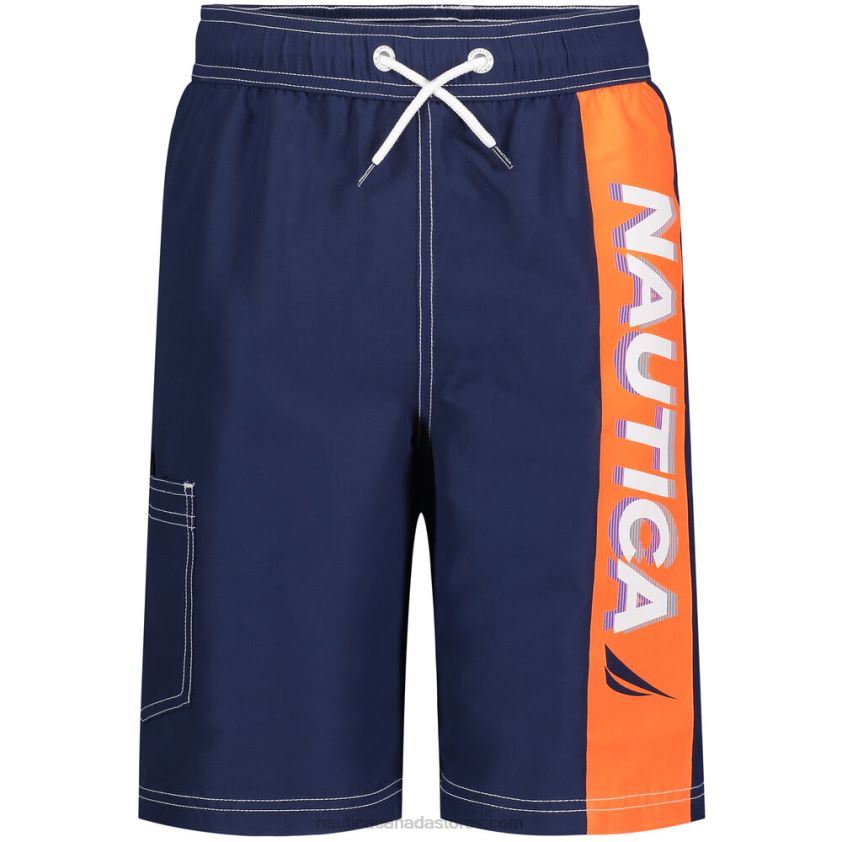 Little Boys' Flag In Motion Board Short (8-16) NauticaJ Navy R260HV1196