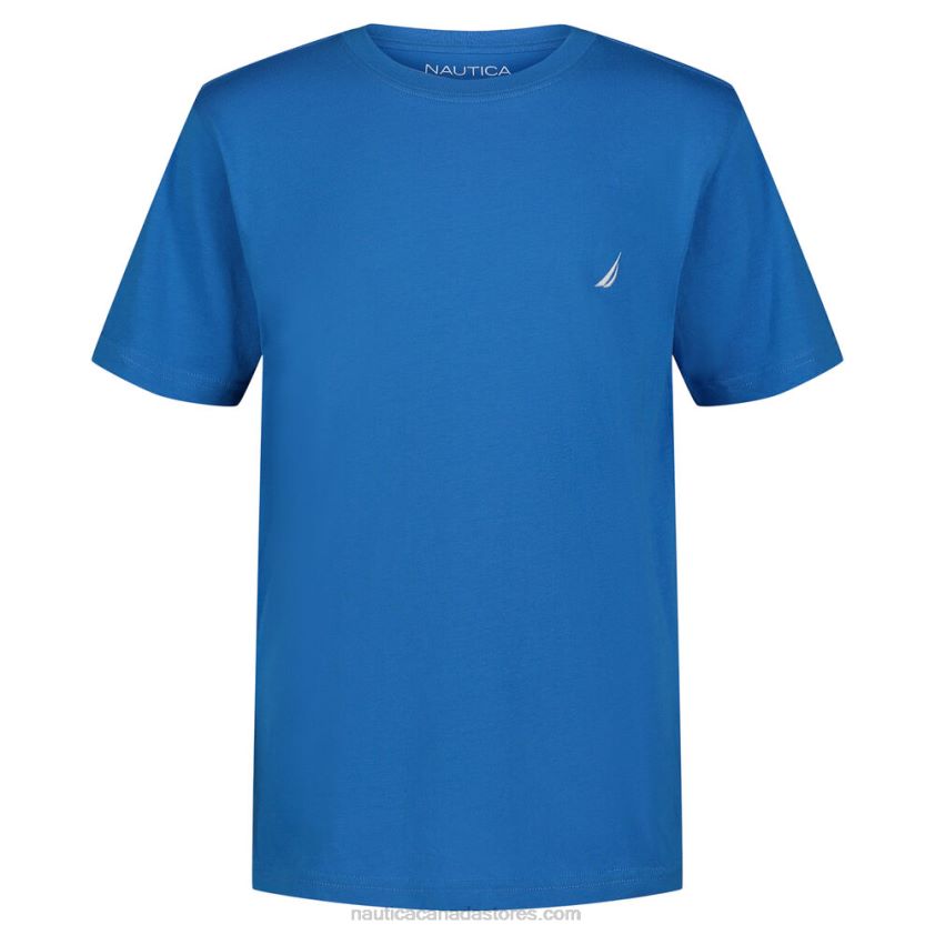 Boys' Crewneck T-Shirt (8-20) NauticaChrome Blue R260HV1186
