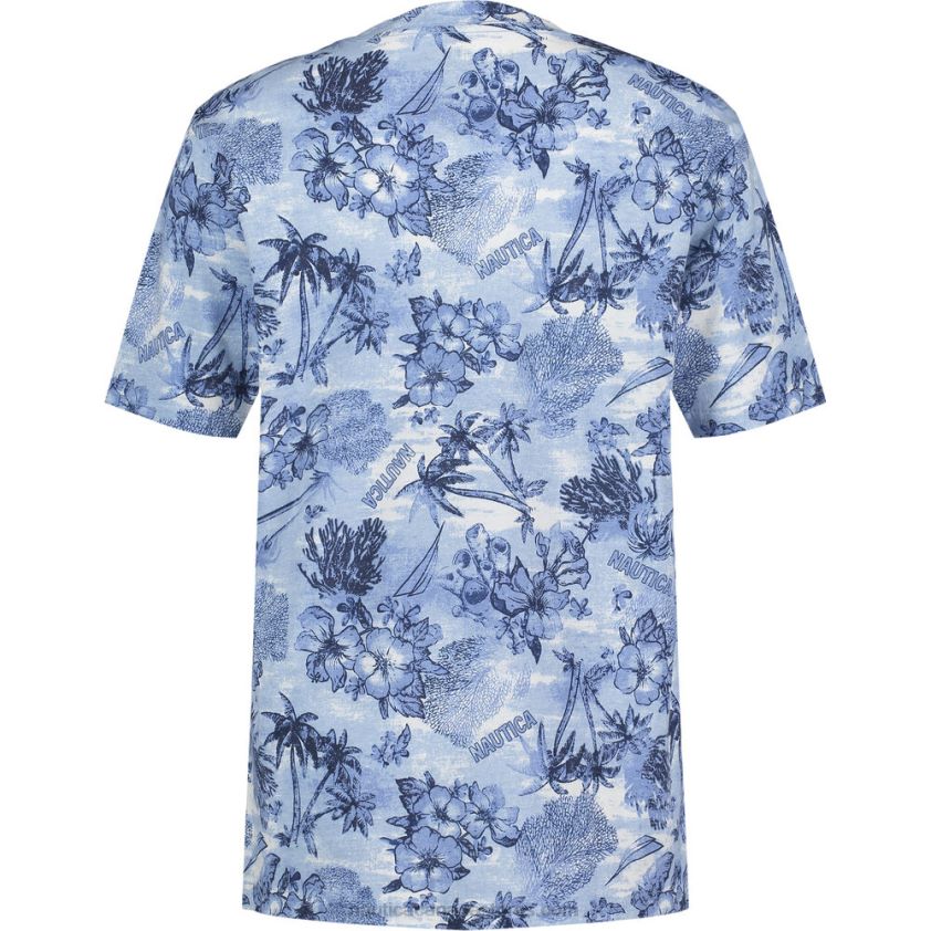 Boys\' Paradise Printed Graphic T-Shirt (8-20) NauticaAzure Blue R260HV1179