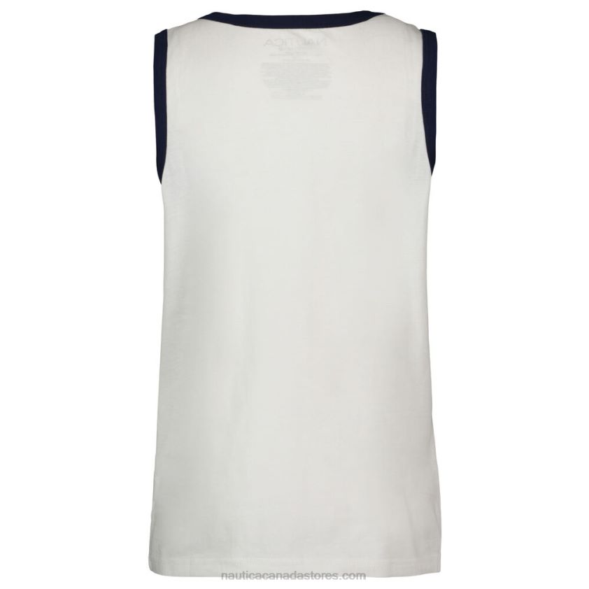 Boys\' Pride Love Graphic Tank (8-20) NauticaAntique White Wash R260HV597