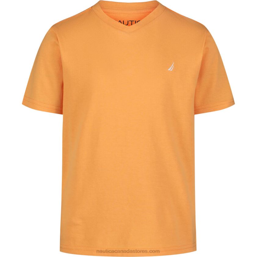 Boys\' V-Neck T-Shirt (8-20) NauticaSailor Red R260HV1189
