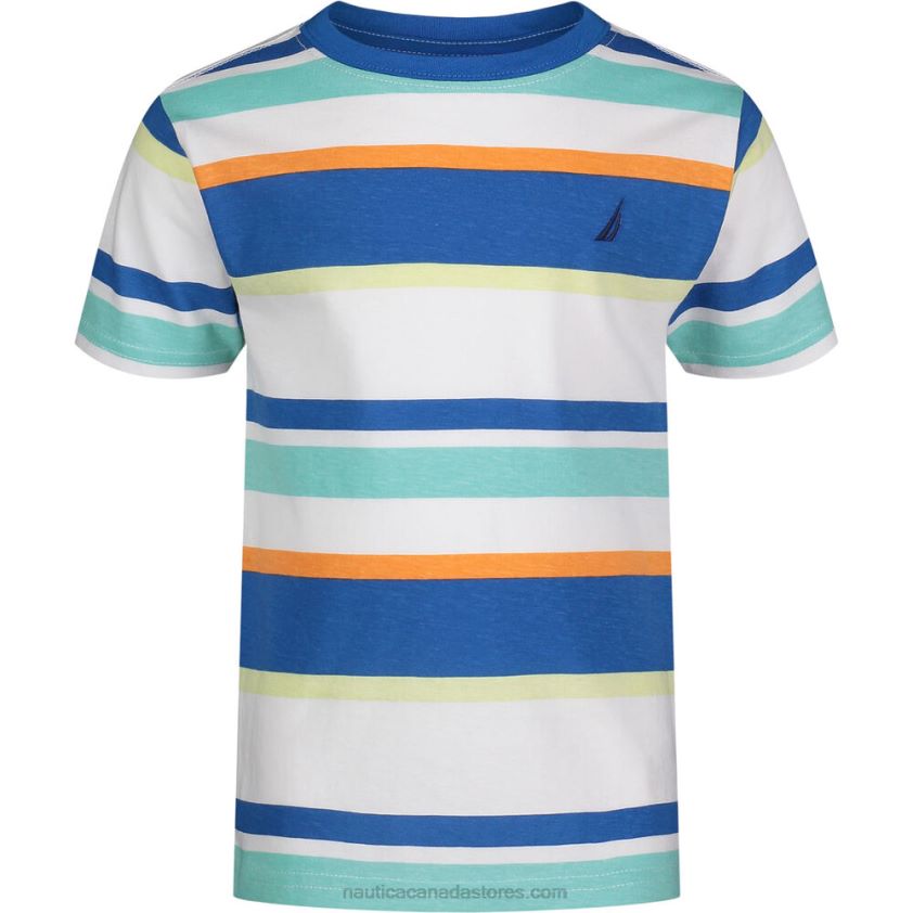 Little Boys' Prep Striped T-Shirt (4-7) NauticaTrue Navy R260HV1274
