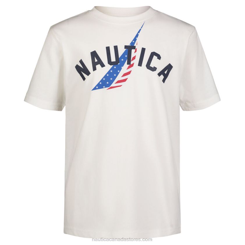 Toddler Boys' Americana J-Class Logo Graphic T-Shirt (2T-4T) NauticaAntique White Wash R260HV1267