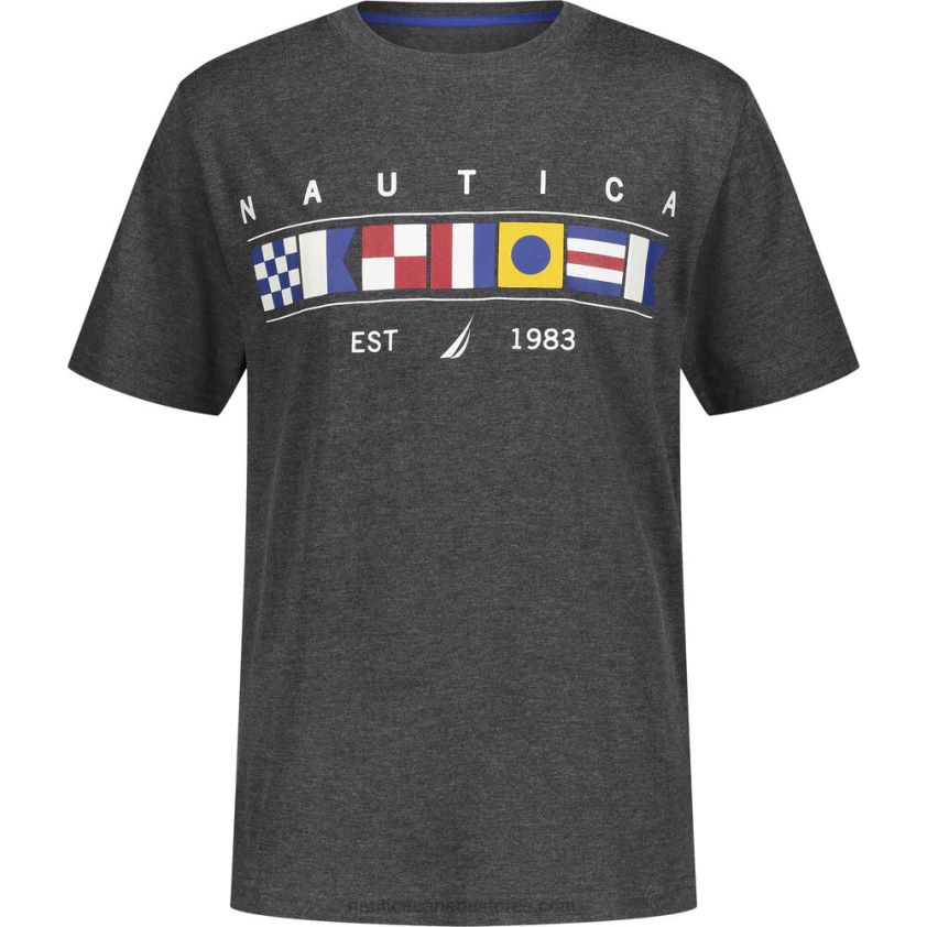 Toddler Boys' Flags Graphic T-Shirt (2T-4T) NauticaGrey Heather R260HV1166