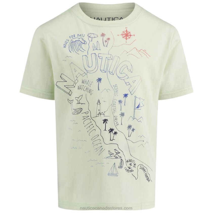 Toddler Boys' Pacific Coast Graphic T-Shirt (2T-4T) NauticaIvy R260HV1178