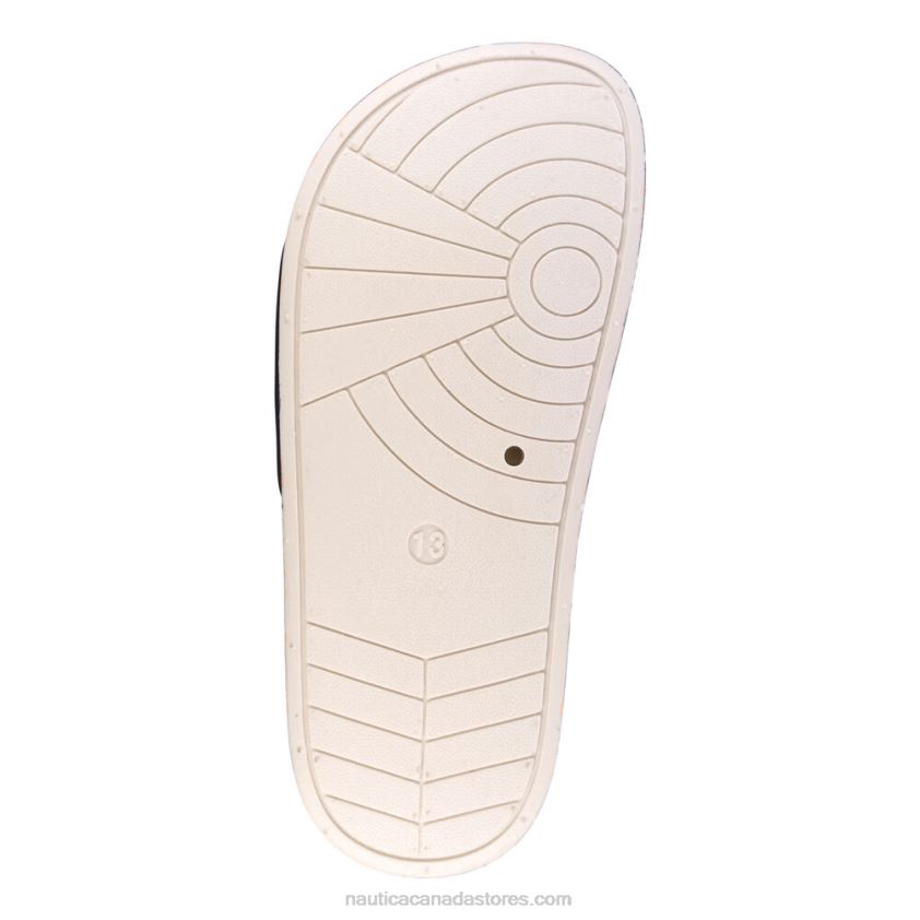 Boys\' Logo Slip-On Sandal NauticaRust Blue Wash Outlet R260HV1191