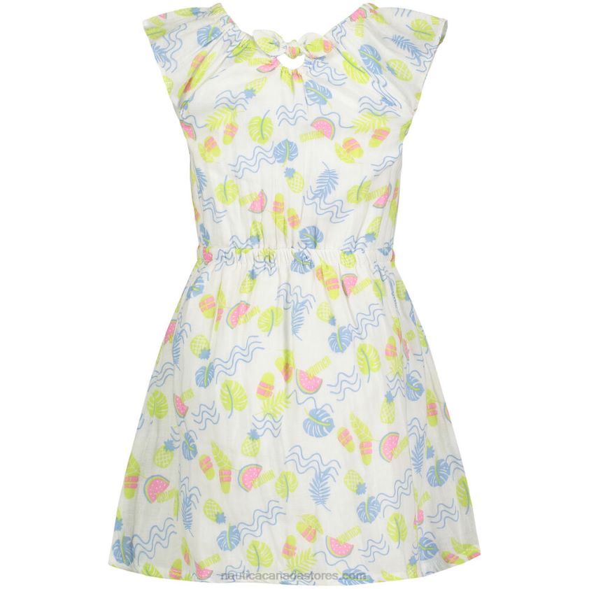 Girls\' Beach Day Dress (7-16) NauticaAntique White Wash R260HV1481