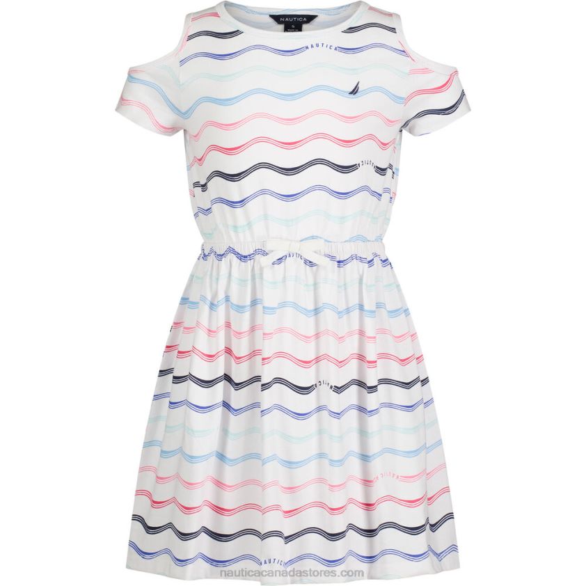 Little Girls' Multi Wave Dress (4-6X) NauticaAntique White Wash R260HV1434
