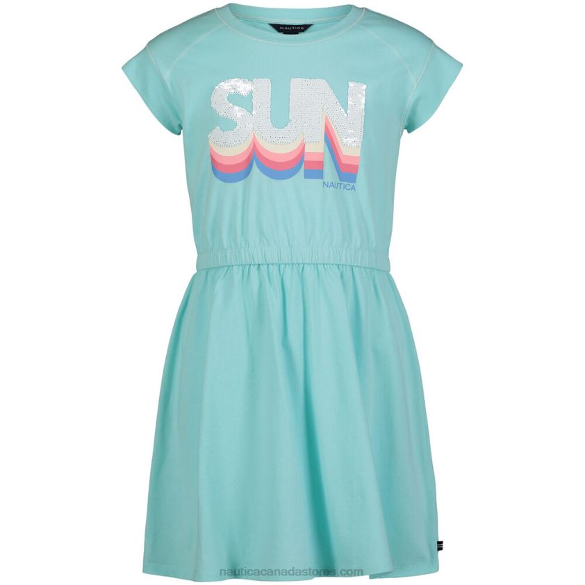 Little Girls\' Sun Fun Dress (4-6X) NauticaAqua Splash R260HV1534