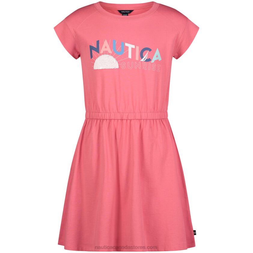 Little Girls' Sunset Dress (4-6X) NauticaRaspberry R260HV1519
