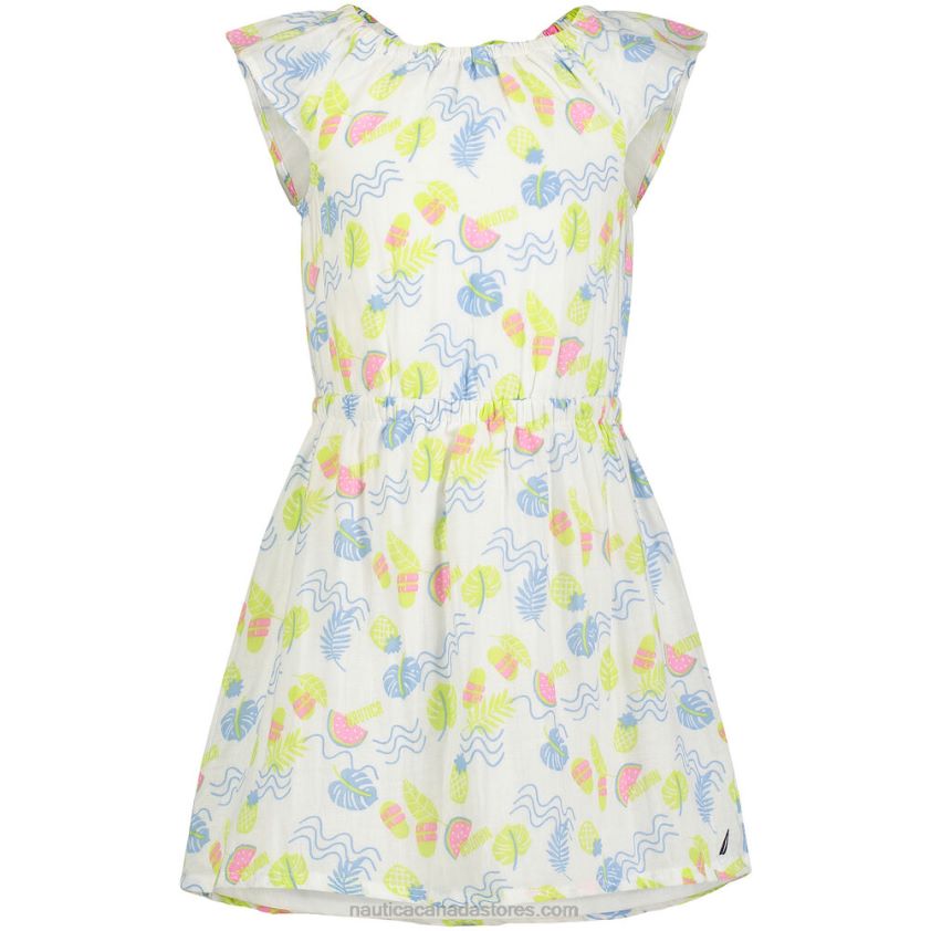 Toddler Girls' Beach Day Dress (2T-4T) NauticaAntique White Wash R260HV1528