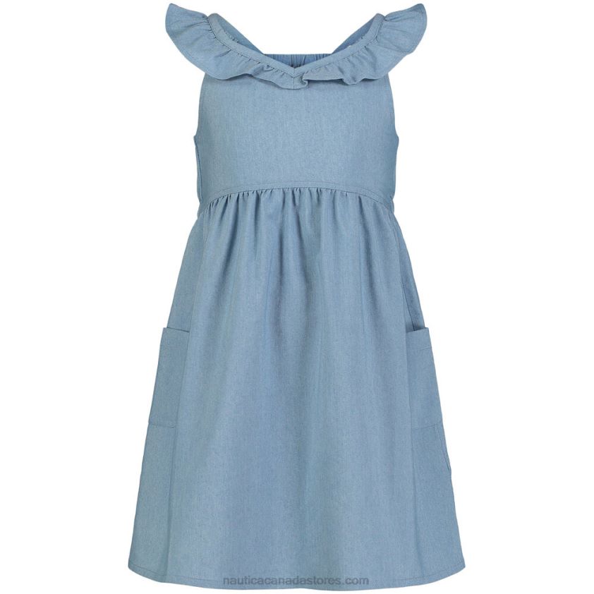 Toddler Girls' Chambray Dress (2T-4T) NauticaEstate Blue R260HV1541