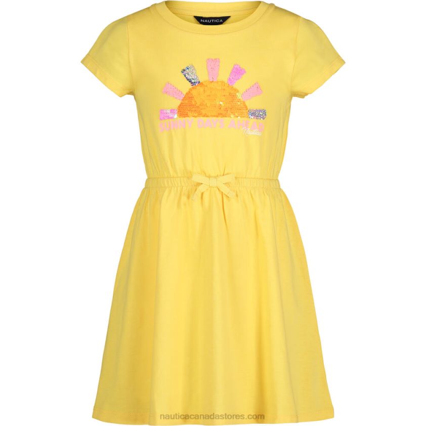 Toddler Girls' Sunny Days T-Shirt Dress (2T-4T) NauticaLemonade R260HV1319