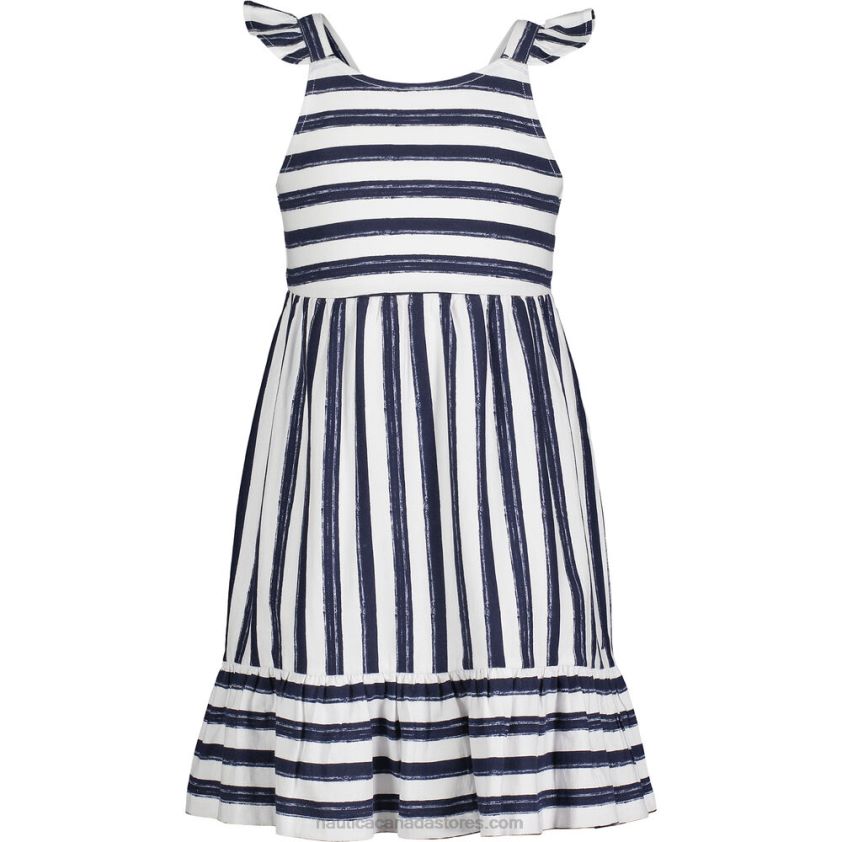 Toddler Girls' Watercolor-Stripe Dress (2T-4T) NauticaNavy R260HV1548