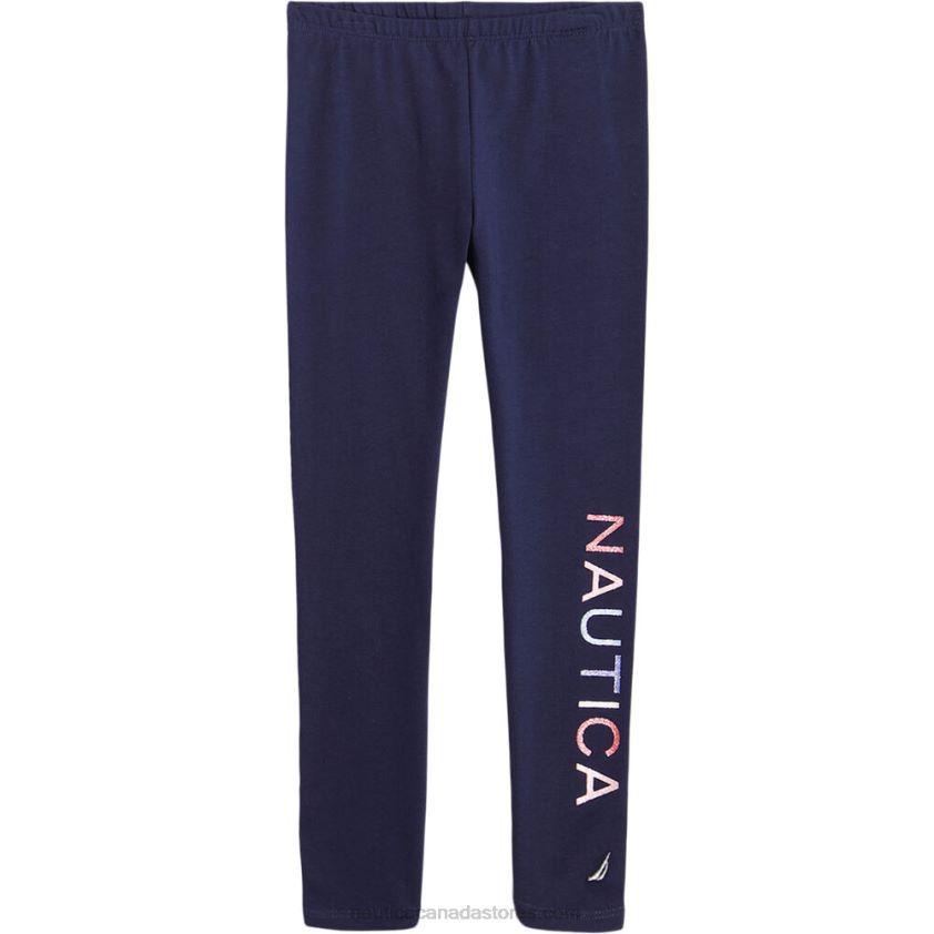 Toddler Girls' Glitter Logo Legging (2T-4T) NauticaNavy R260HV1451