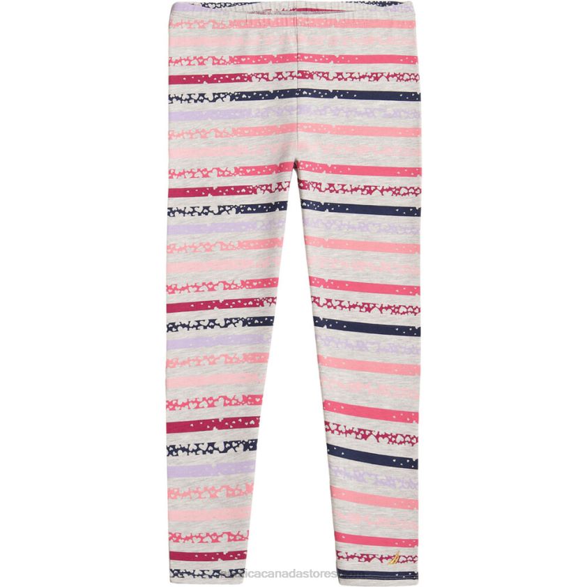 Toddler Girls' Heart Striped Legging (2T-4T) NauticaDemitasse R260HV1401