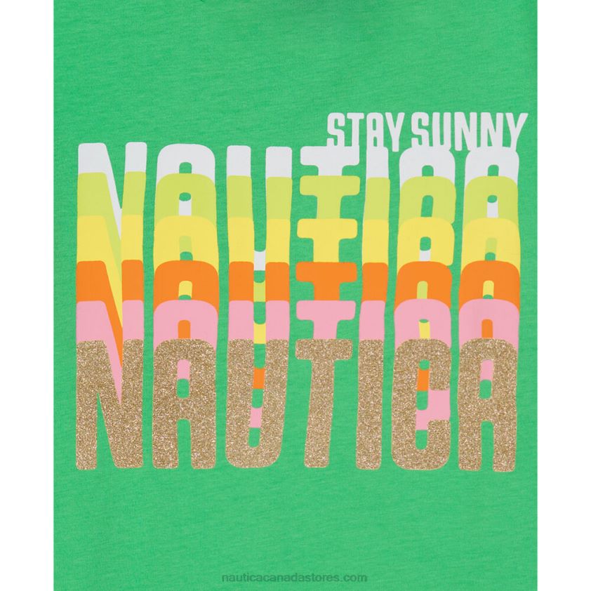 Girls\' Glitter Sunny T-Shirt (7-16) NauticaDark Hunter R260HV1497