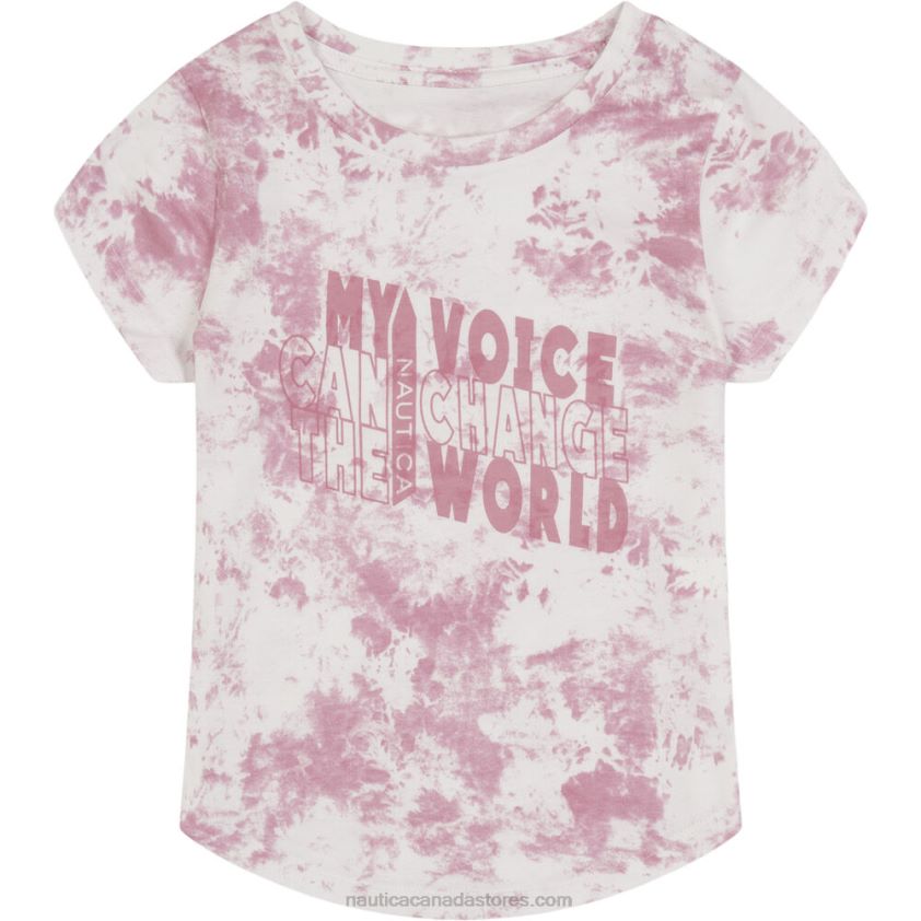 Little Girls' Change The World T-Shirt (4-6X) NauticaFirey Red R260HV1417