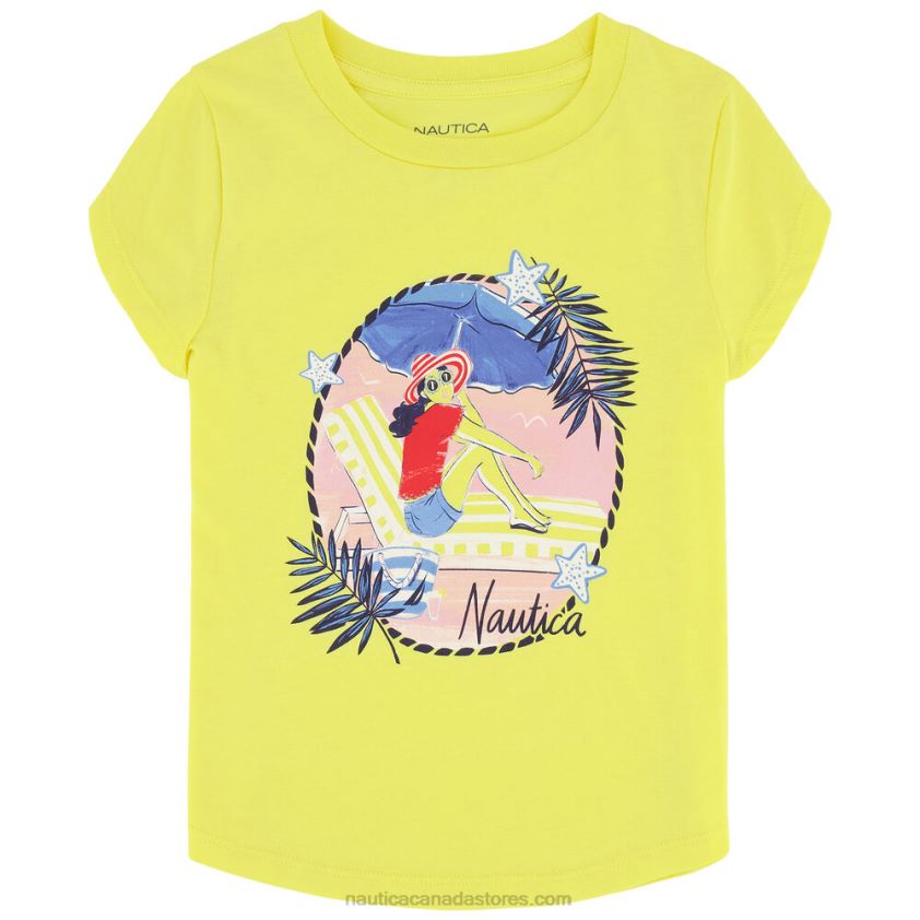 Little Girls' Girl T-Shirt (4-6X) NauticaOro R260HV1518
