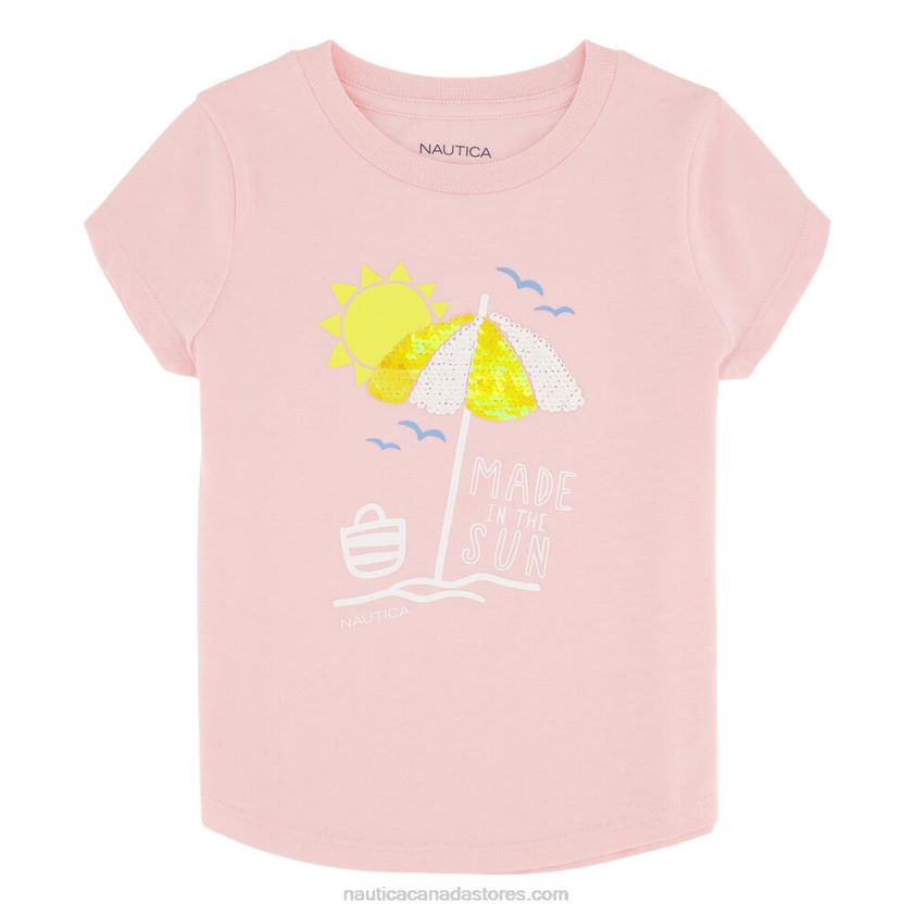 Little Girls' Made In The Sun T-Shirt (4-6X) NauticaSunguard Red R260HV1543