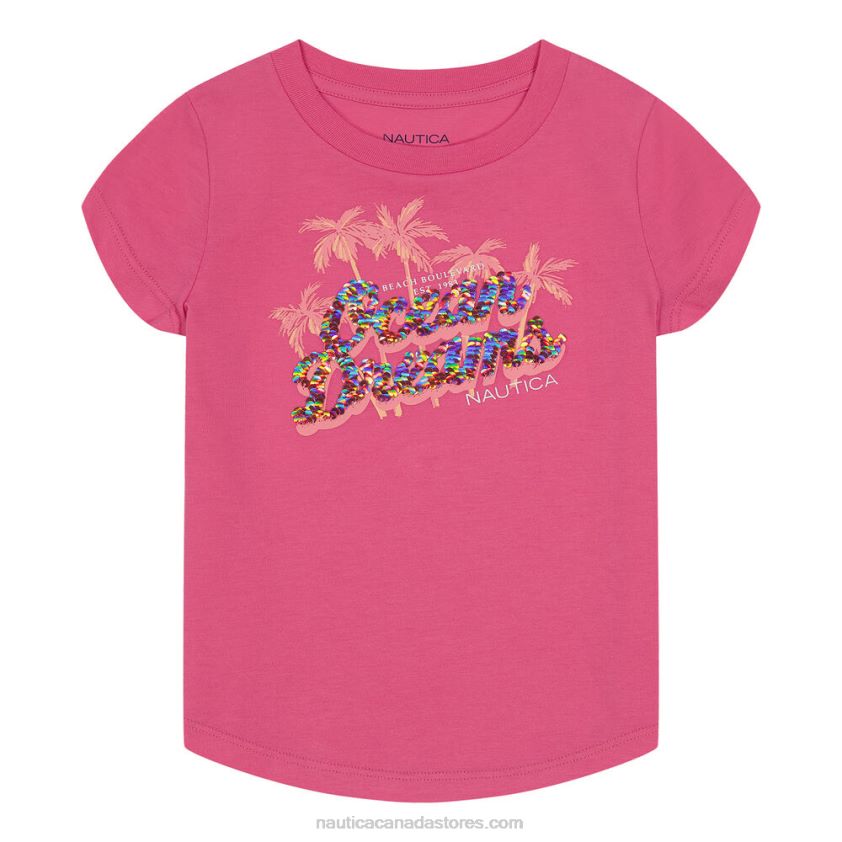 Little Girls' Ocean Dreams T-Shirt (4-7) NauticaPurple Heather R260HV1532
