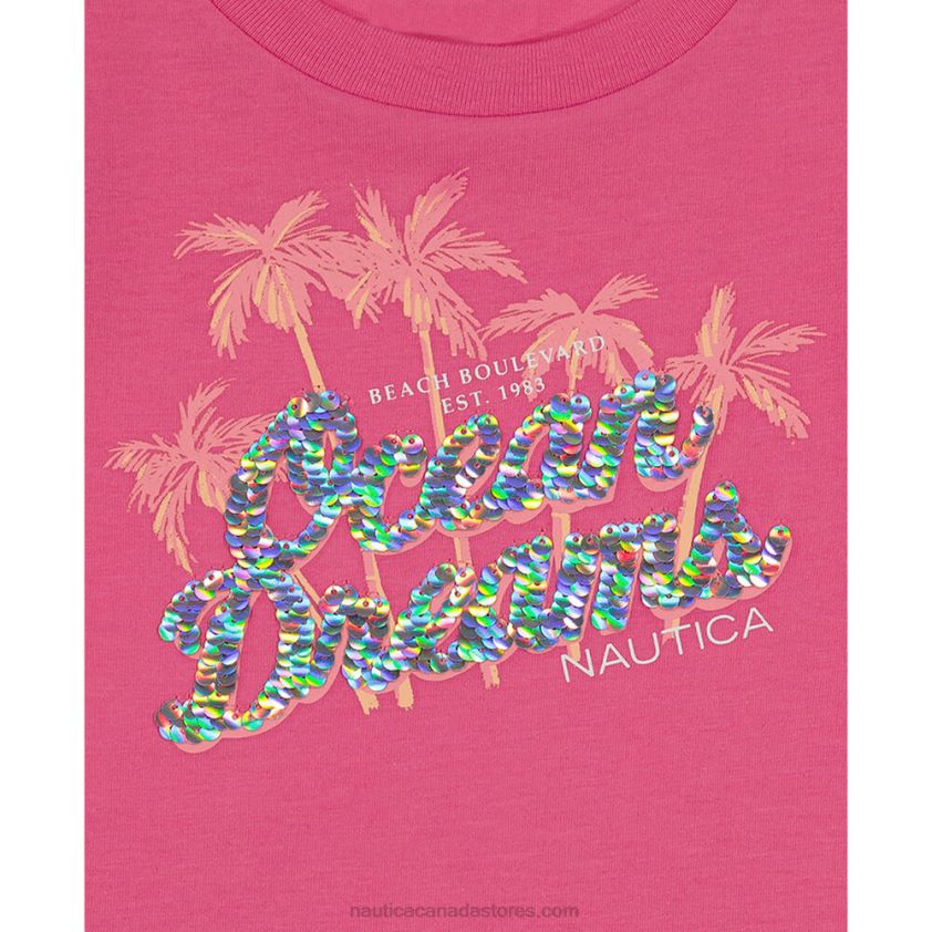 Little Girls\' Ocean Dreams T-Shirt (4-7) NauticaPurple Heather R260HV1532