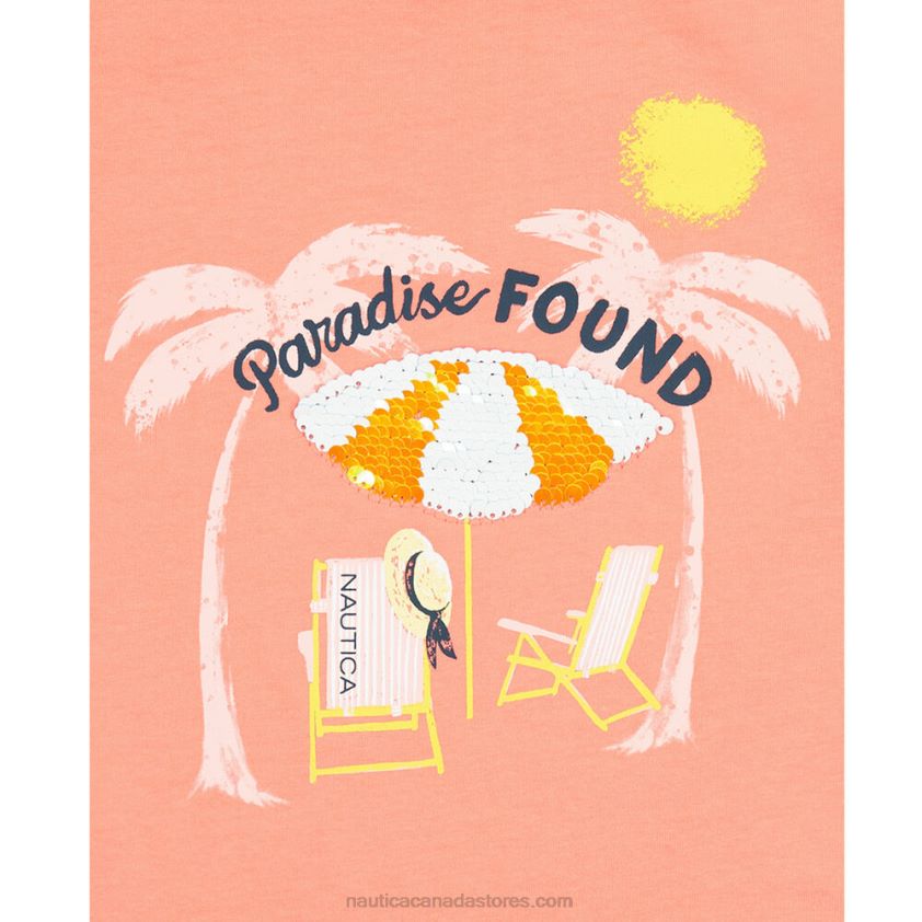 Little Girls\' Paradise Found T-Shirt (4-6X) NauticaCruise R260HV1450