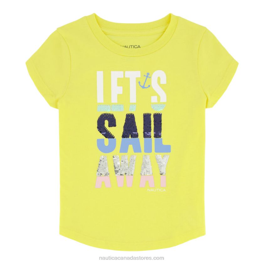 Little Girls' Sail Away T-Shirt (4-6X) NauticaOro R260HV1527