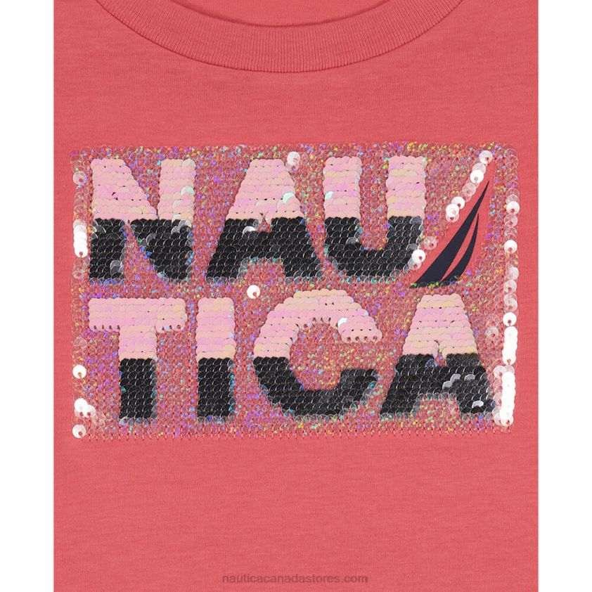 Toddler Girls\' Magic Sequin T-Shirt (2T-4T) NauticaRaspberry R260HV1430