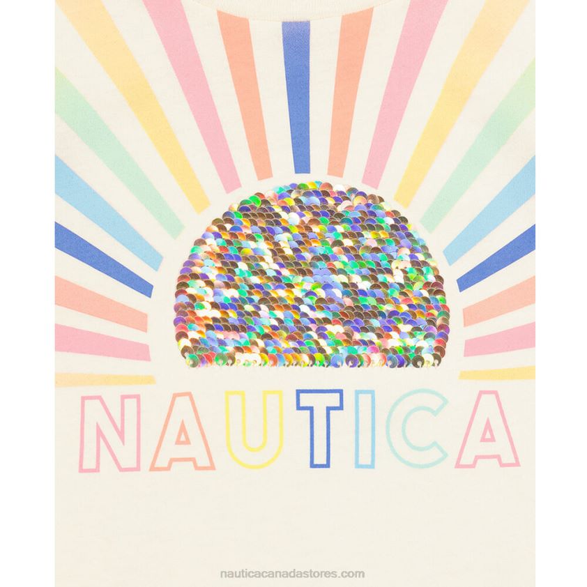 Toddler Girls\' Ombre Sun T-Shirt (2T-4T) NauticaWhite Cap R260HV1390