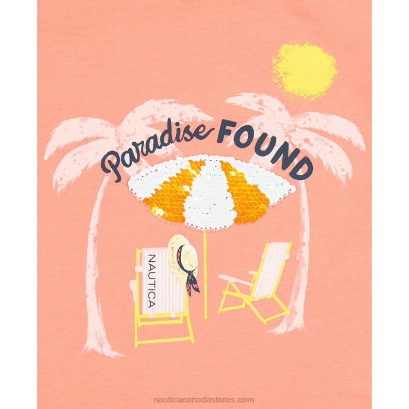 Toddler Girls\' Paradise Found T-Shirt (2T-4T) NauticaCruise R260HV1448