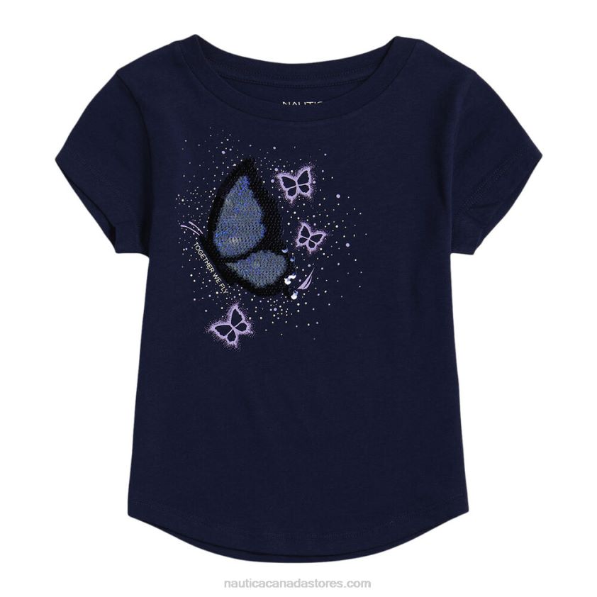 Toddler Girls\' Together We Fly T-Shirt (2T-4T) NauticaNavy R260HV1447