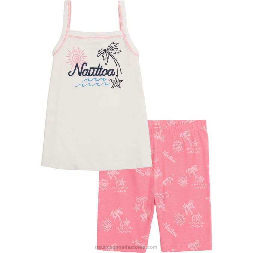 Toddler Girls' Tunic 2Pc Bike Short Set (2T-4T) NauticaYellow R260HV1502