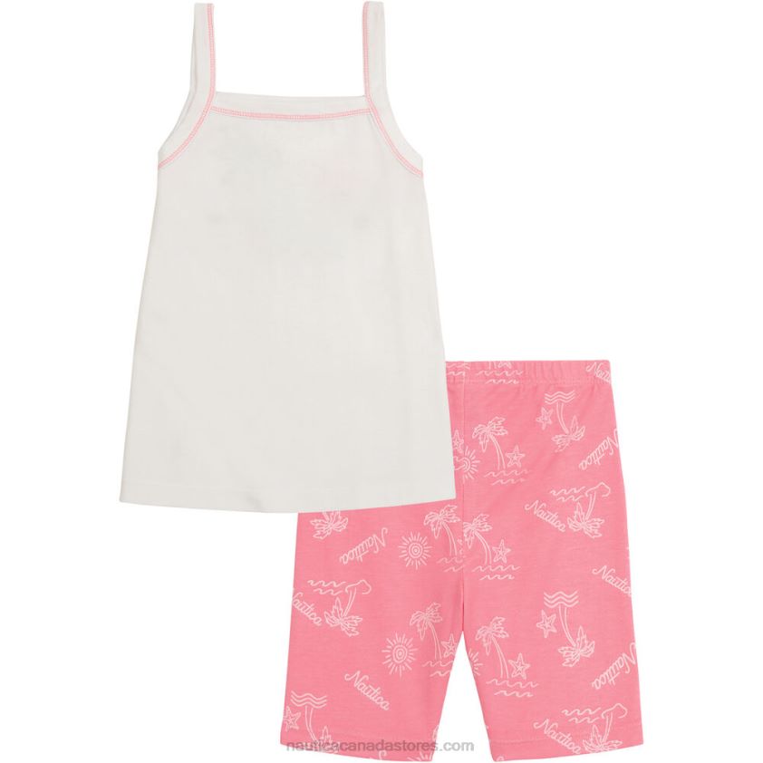 Toddler Girls\' Tunic 2Pc Bike Short Set (2T-4T) NauticaYellow R260HV1502