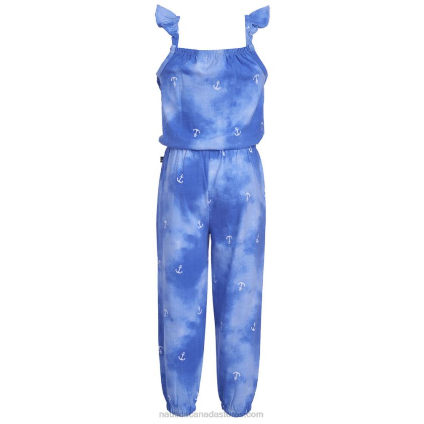 Little Girls\' Tie-Dye Anchor Jumpsuit (4-6X) NauticaAquadream R260HV1438