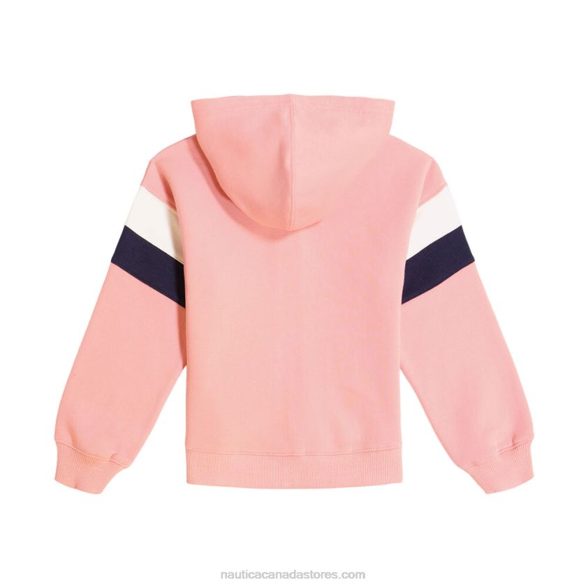 Girls\' Colorblock Fleece Hoodie (7-16) NauticaDeep Fuschia R260HV1317