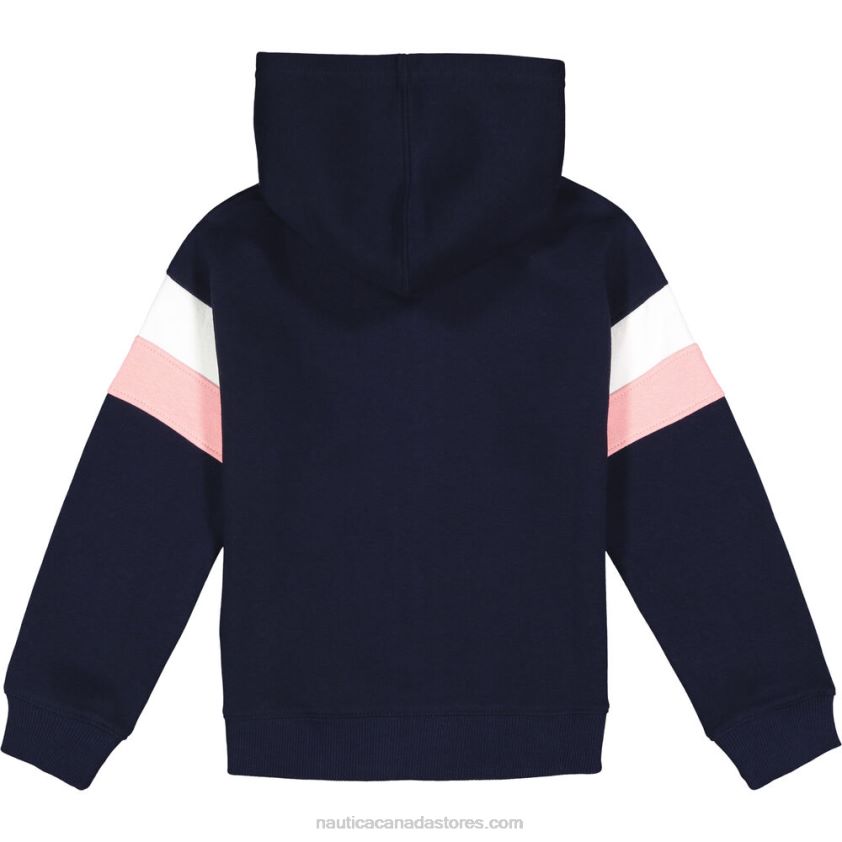 Little Girls\' Colorblock Fleece Hoodie (4-6X) NauticaNavy R260HV1331