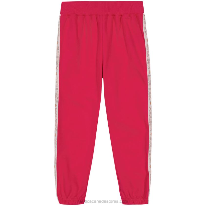 Little Girls' Metallic Striped Jogger (4-6X) NauticaDark Acacia R260HV1369