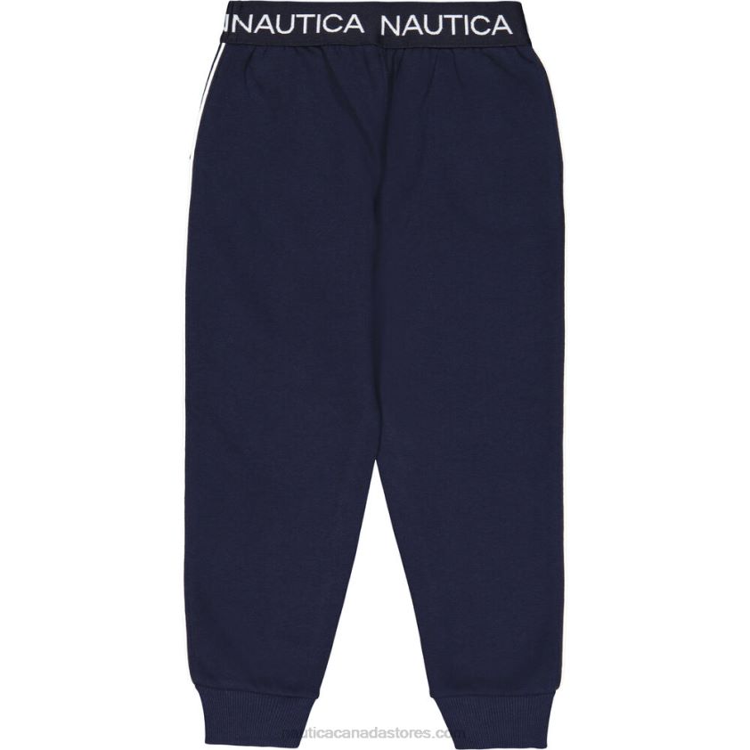 Little Girls\' Side-Stripe Fleece Jogger (4-6X) NauticaNavy R260HV1341