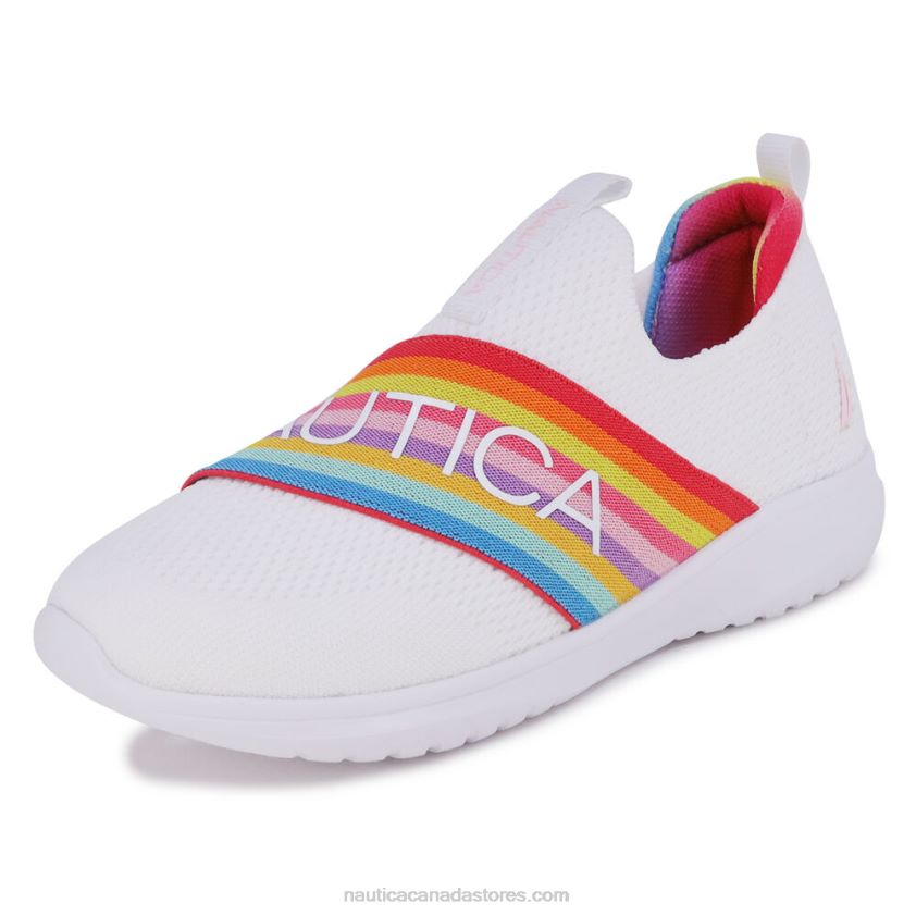 Girls' Lace-Up Sneaker NauticaAntique White Wash R260HV1358