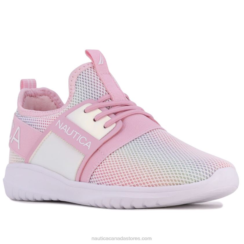 Girls' Logo Lace-Up Sneaker NauticaPale Blue R260HV1337